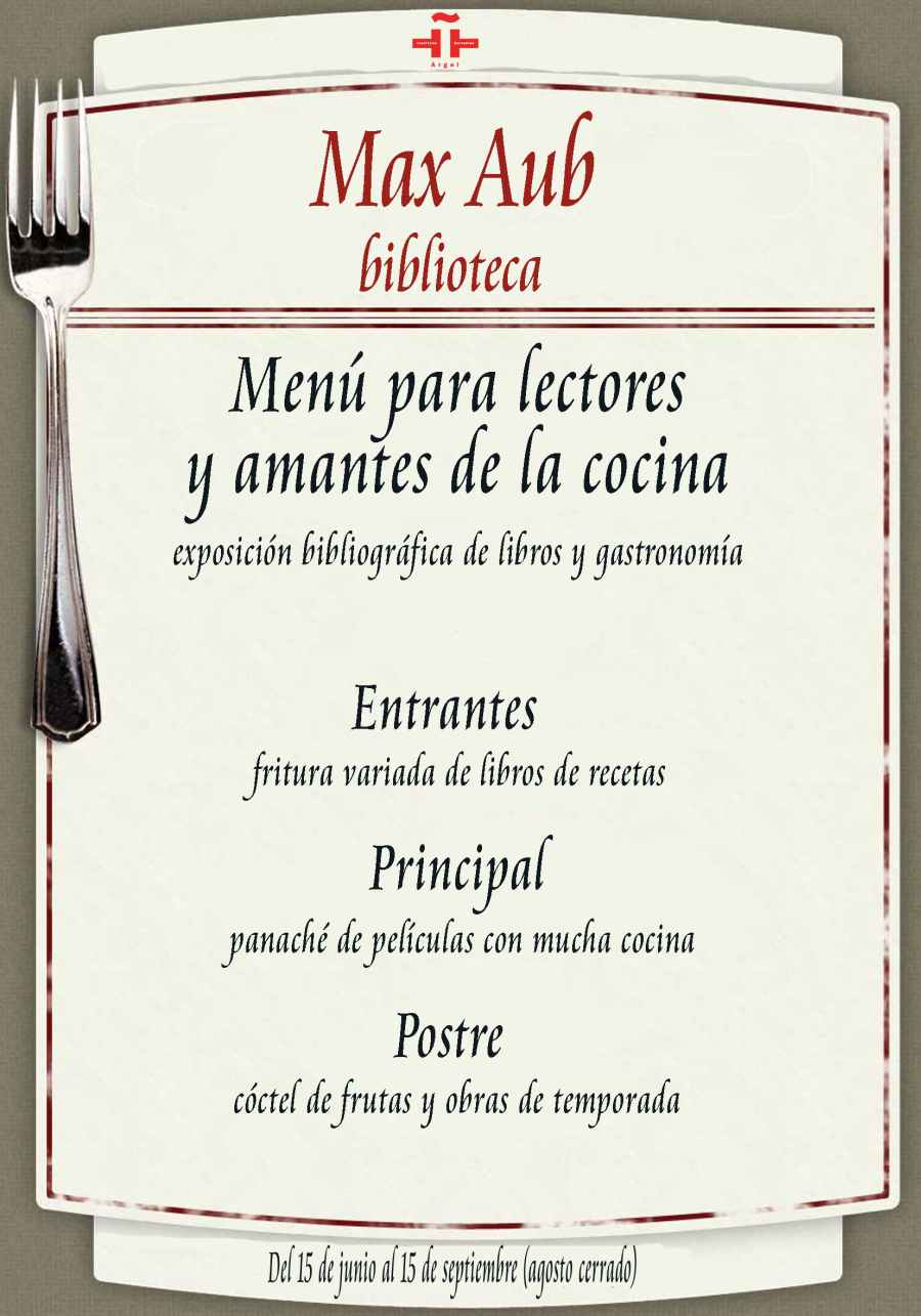 Cartel exposición cocina