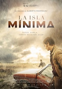 Cartel de "La isla mínima", de Alberto Rodríguez, película ganadora de 10 Premios Goya 20155