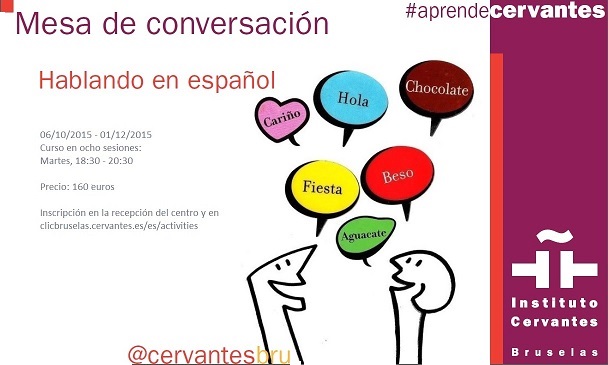 Taller de conversación « Blog del Instituto Cervantes de Bruselas