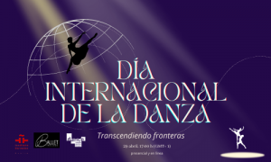 Cartel Día Internacional de la Danza: Trascendiendo fronteras, Instituto Cervantes Dublín