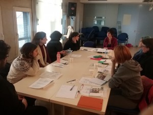 Conversando sobre Zalacaín el aventurero con los alumnos de tercero (14 de marzo de 2017)