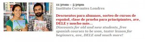 Día E in Instituto Cervantes London - Learn Spanish and engage with Spanish-speaking countries worldwide