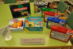 Juegos biblioteca / Spelletjes bibliotheek