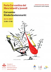 cartel feria cervantina libro infantil y juvenil Cervantes Utrecht noviembre 2017