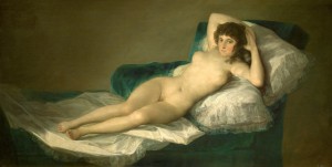 La Maja Desnuda Goya 1800